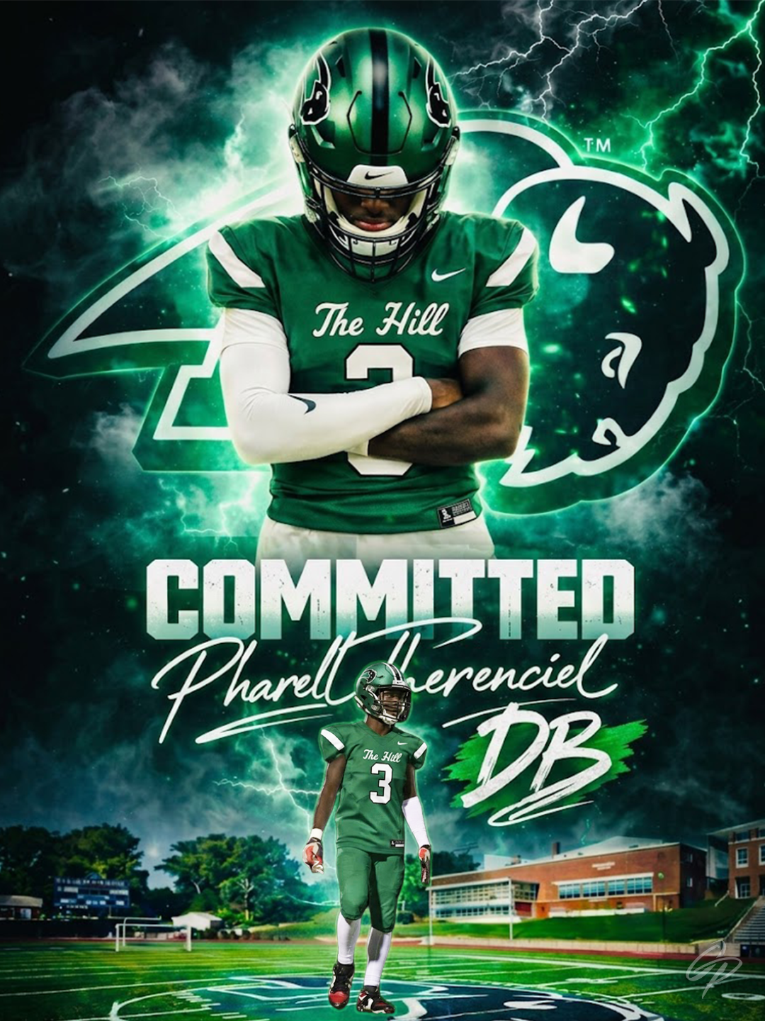 Pharell Therenciel committed graphic