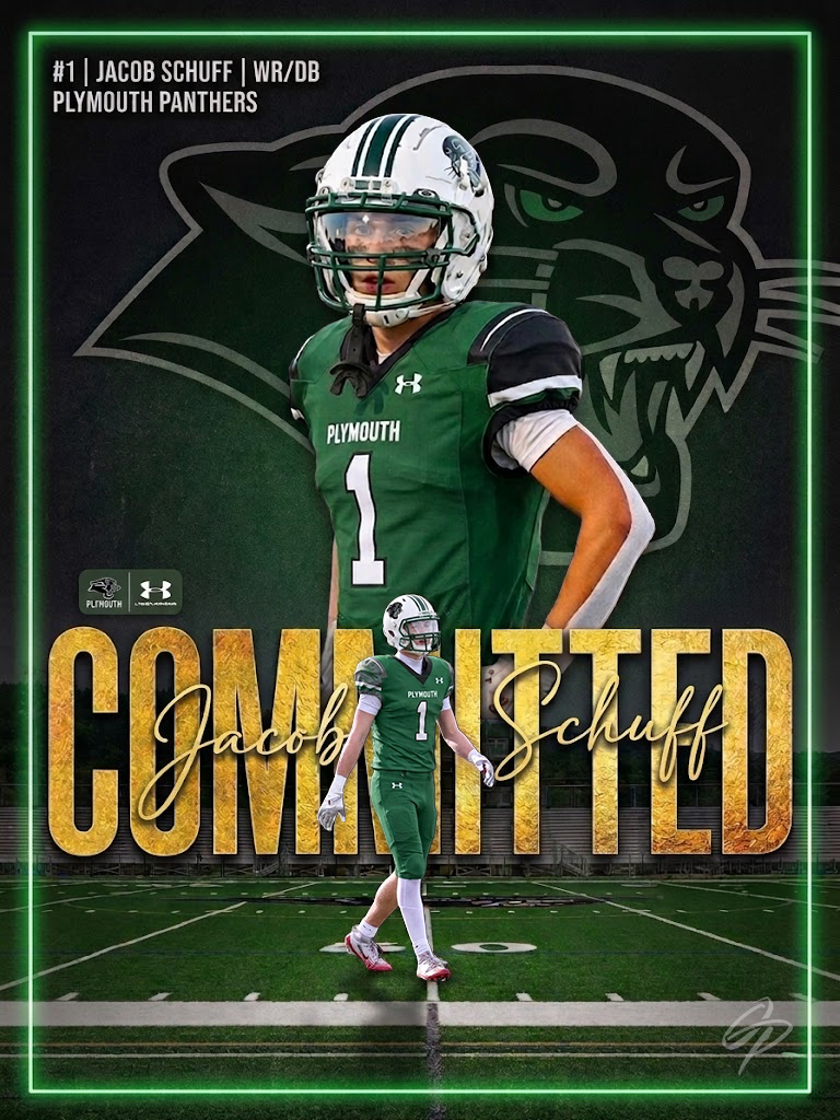 Jacob Schuff Plymouth Panthers graphic